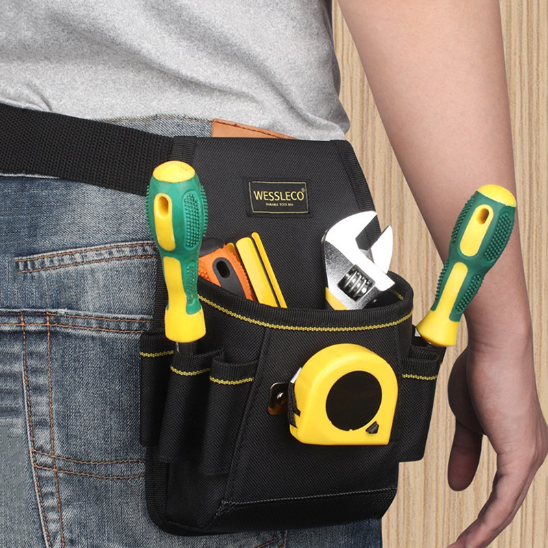 Pārnēsājams instrumentu maisiņš Ūdensnecaurlaidīgs aparatūras Elektriķa instrumentu komplekts Urbju apvalks Viduklis Oksfordas auduma uzgriežņu atslēga Skrūvgrieža instrumentu soma