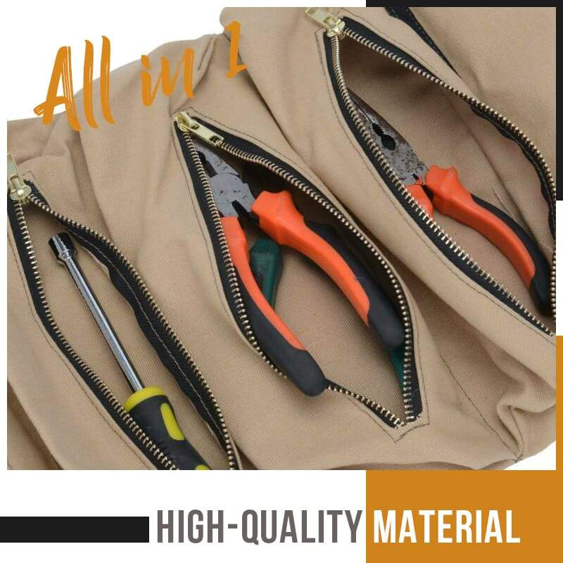 Hordozható szerszámos táska tok csavarkulcs Csavarhúzó fogó tekercstáska tok Vászon tekercses szerszámtáska rendező szerszámok tárolótáska tok Сумка