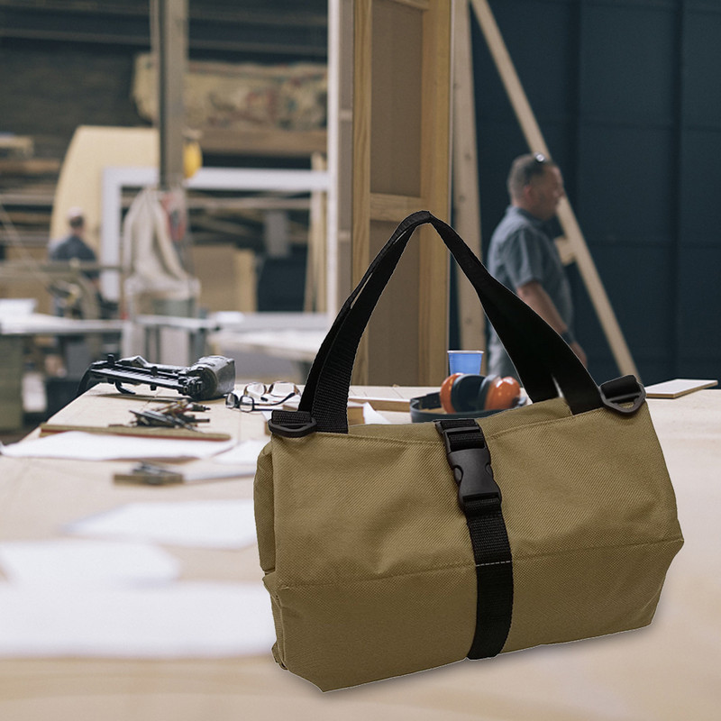 Audekls darba instrumentu soma Vairāku kabatu nēsātājs rokassomu uzgriežņu atslēga Skrūvgriezis Urbja uzgaļu turētājs Daudzfunkcionāla piekarināma instrumentu soma