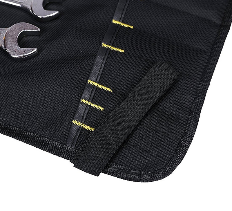 Γαλλικό κλειδί Roll Up Pouch Black Coiling Block Bag Wera Tools Rolling Organizer Carrier Truck Tool Box Big Tote Carrier Socket Tray
