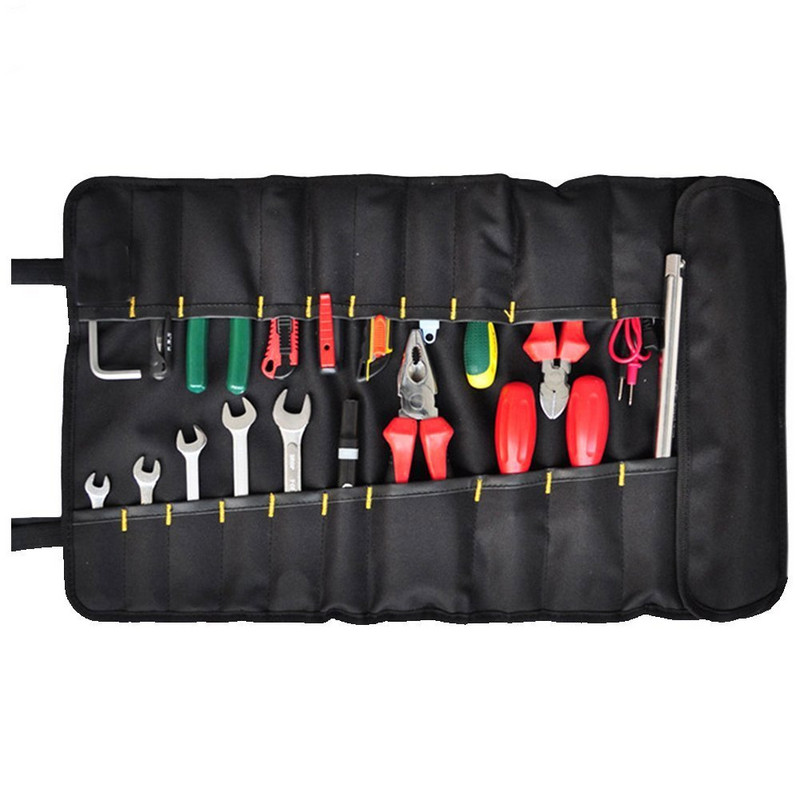Γαλλικό κλειδί Roll Up Pouch Black Coiling Block Bag Wera Tools Rolling Organizer Carrier Truck Tool Box Big Tote Carrier Socket Tray