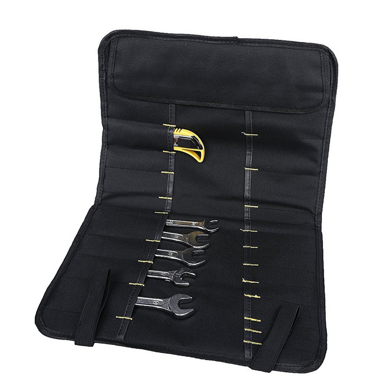 Γαλλικό κλειδί Roll Up Pouch Black Coiling Block Bag Wera Tools Rolling Organizer Carrier Truck Tool Box Big Tote Carrier Socket Tray