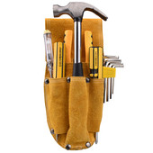 Marhabőr tokos derékszerszámtáska Tartós elektromos derékszíj szerszámtáska övasztalos hordtáskával