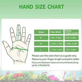 1 чифт градински ръкавици за плевене работа копаене засаждане градински ръкавици за жени леко натоварване дишащ сензорен екран