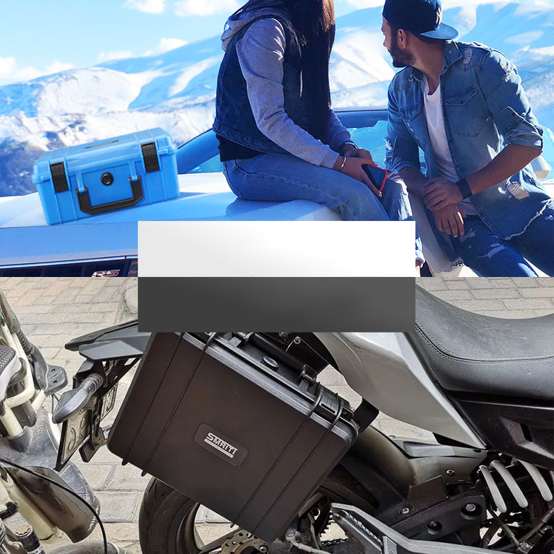 280x240x130mm ohutusriistade tööriistakast ABS plastist hoiustamistööriistakasti varustuse tööriistakohver välistingimustes kohver, mille sees on vaht