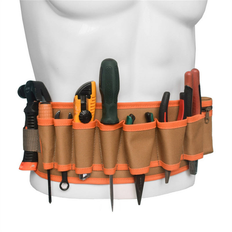 Instrumentu somas Elektriķis Instrumenti Vidukļa glabāšanas soma kabatas uzgriežņu atslēgai Knaibles Vadu organizators Elektriķa Instrumenti Josta