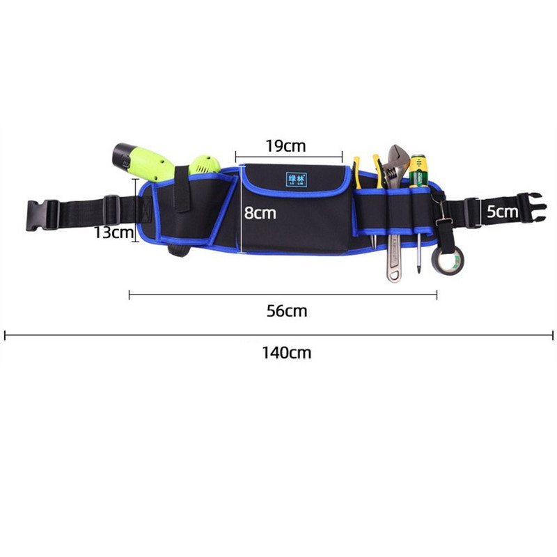 Πολλαπλών λειτουργιών Ηλεκτρολόγος Εργαλεία Τσάντα μέσης Θήκη Ζώνης Θήκη αποθήκευσης Organizer Κιτ εργαλείων κήπου Πακέτα μέσης Oxford Πανί