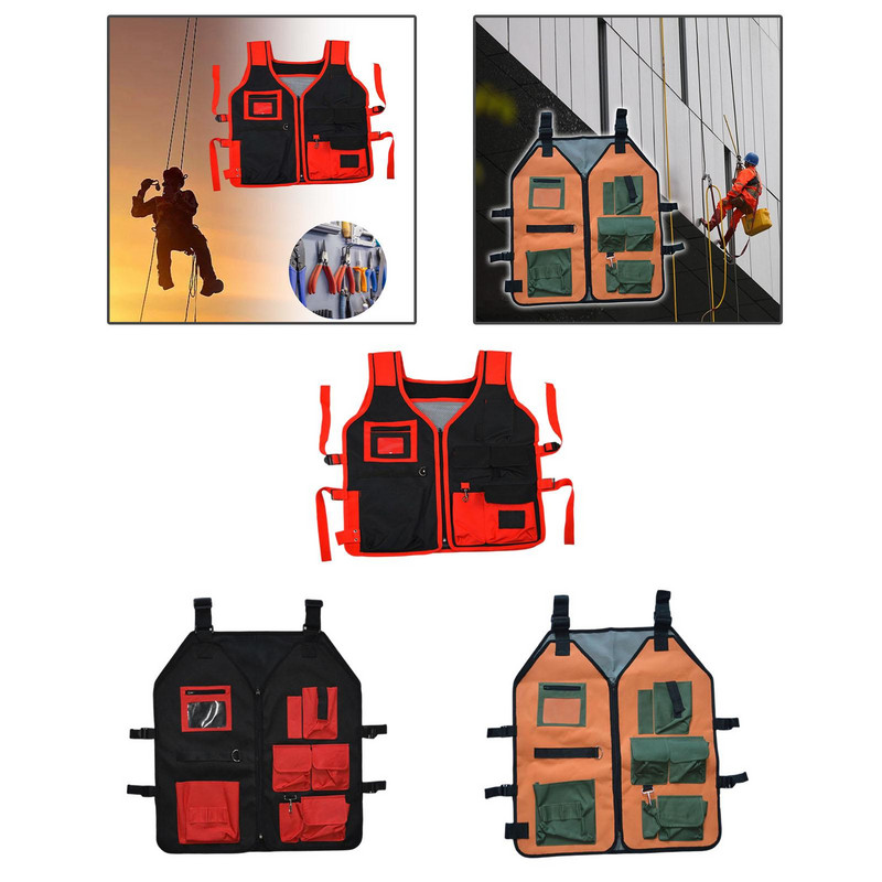 Szerszámmellény Villanyszerelő Univerzális Tároló Villanyszerelő Munkamellény kültéri villanyszerelőknek Asztalos Kertész Horgászat