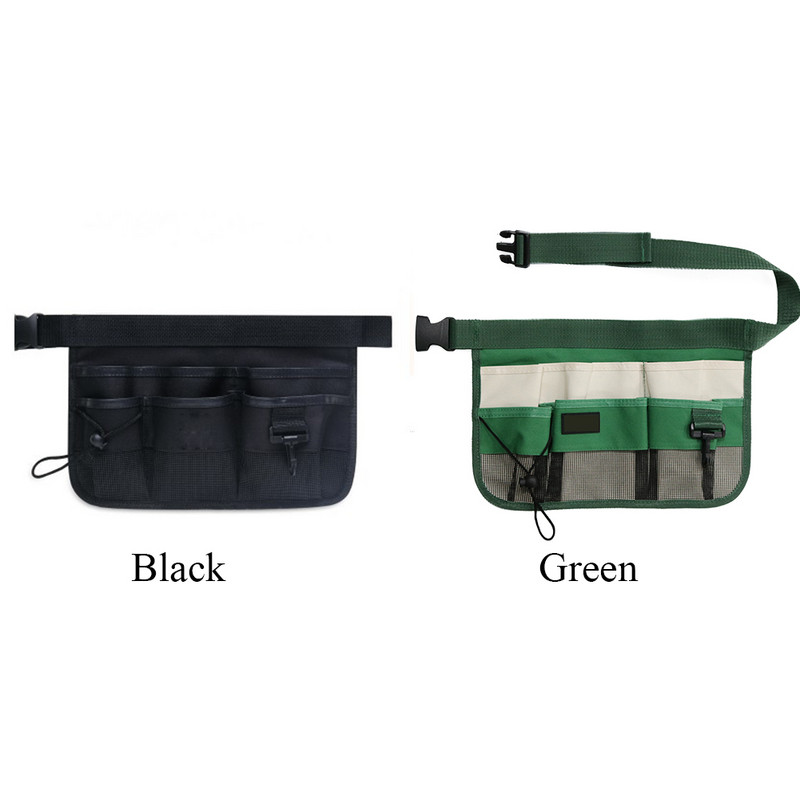 Oxford Cloth Otthoni takarítás Étterem Derék szerszámtáska Állítható öv Oganizer kötény Több zsebes Többfunkciós villanyszerelő