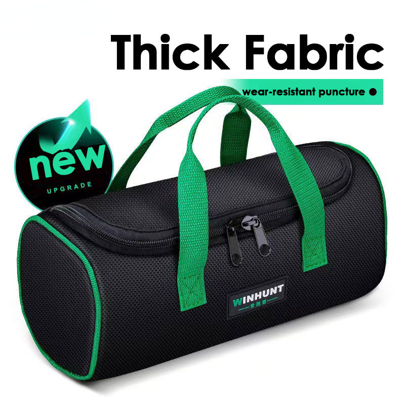 Geantă de scule mică, multifuncțională, cu mai multe buzunare, organizator de unelte, geantă de depozitare pentru electrician, rezistentă la apă, anti-cădere, pentru bărbați