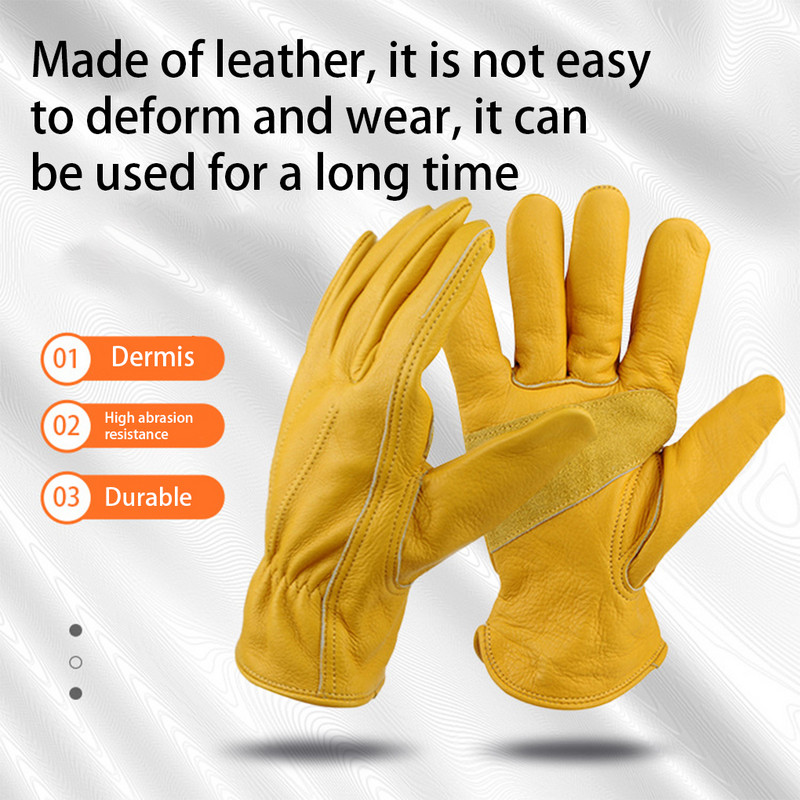 Darbo pirštinės Odinė Nešiojama Mechaninė Sodininkystė Statyba Darbo Jodinėjimas Apsauginė vyrų apranga Moterys S