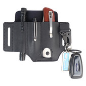 WESSLECO PU Δερμάτινο EDC Pocket Organizer Army Tactical Tool Holster Pen Key Flashligt Θήκη Πολυεργαλείου Θήκη για ζώνη