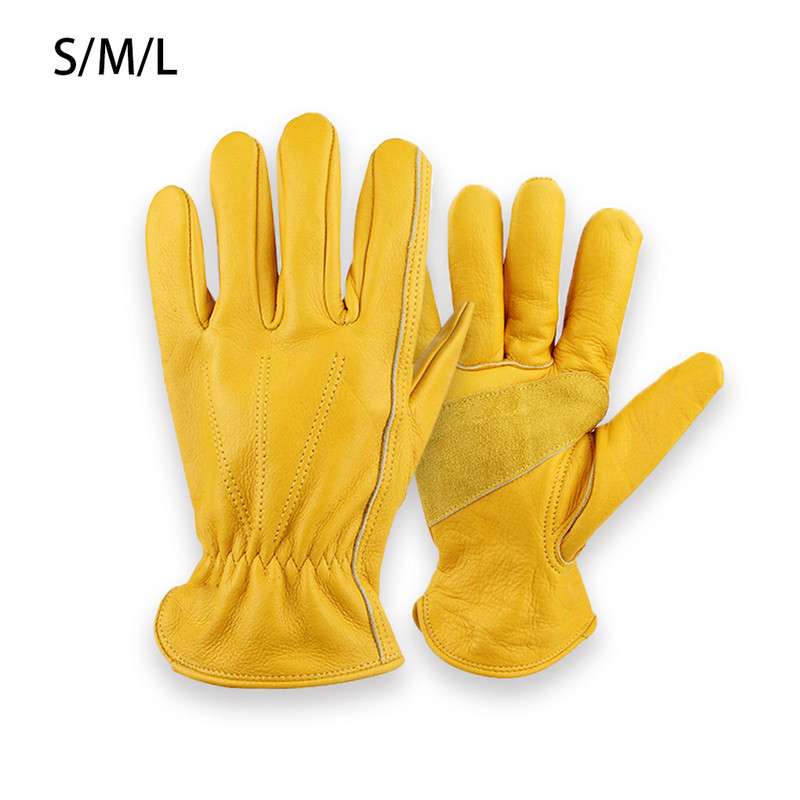 Darbo pirštinės Oda Nešiojami Statybiniai Mechaniniai Sodininkystė Statyba Darbo Dviračių apsaugos saugos įranga S