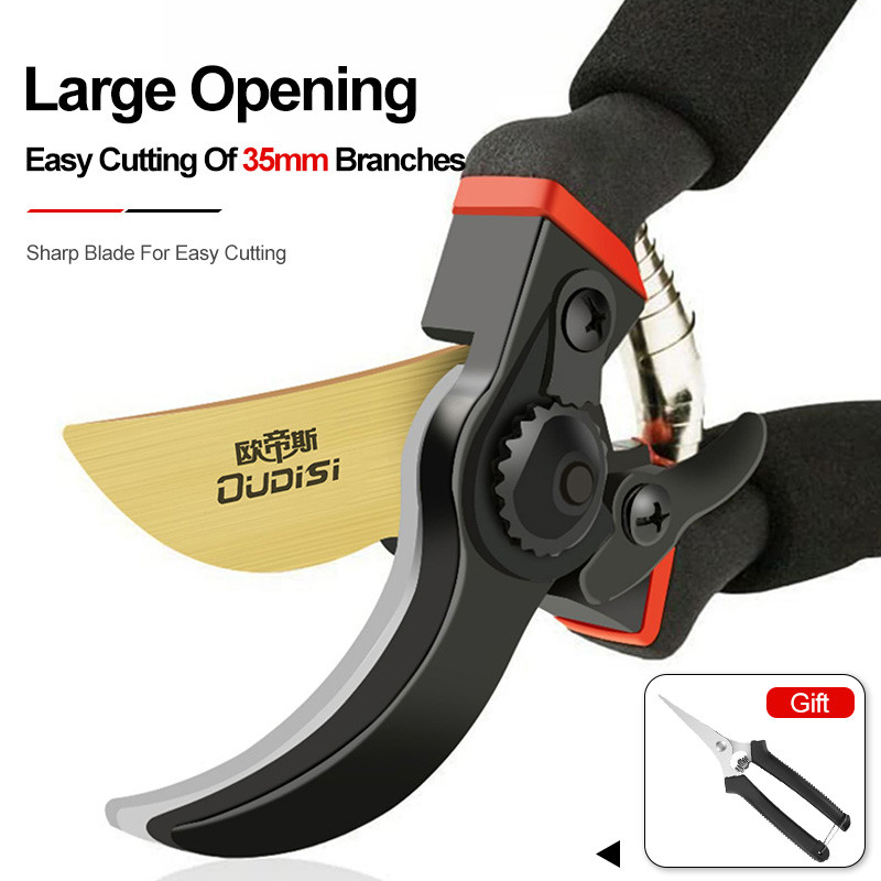 DTBD New Garden Pruner Shears SK5 Blade Pruning Scissors for Bonsai Fruit Trees Flowers Branches Garden Pruners