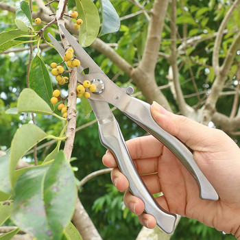 Спестяващи усилия Ножици за подрязване Изцяло стоманени лакътни клони Ножици за плодови клони Инструмент за подрязване на бонсай с градински цветя