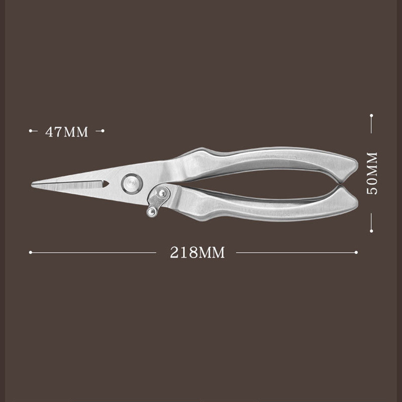 Könnyű visszapattanó metszőolló Teljesen acél könyökvastag gyümölcság olló Kerti virág Bonsai metszőszerszám