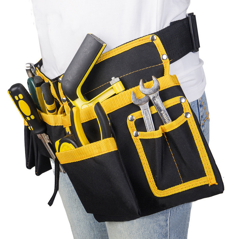 Oxford Cloth Storage Holder Organizer Πακέτα μέσης Ηλεκτρολόγος Εργαλεία Ζώνη θήκης Πολυλειτουργική Ηλεκτρολόγος Εργαλεία Τσάντα Μέση