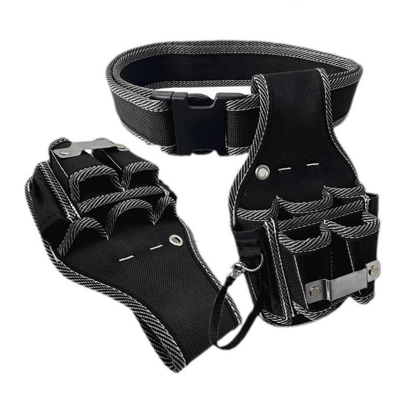 9 vienā neilona auduma instrumenta jostas skrūvgrieža komplekta turētājs instrumentu soma kabatas maisiņa soma Elektriķa jostas kabatas soma