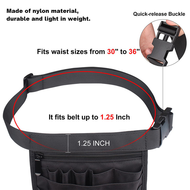 Vidukļa soma Neilona vairākas kabatas Regulējamas sprādzes jostas Somas Fanny Pack Sieviešu Skriešanas Organizators Darba Sports Rozā