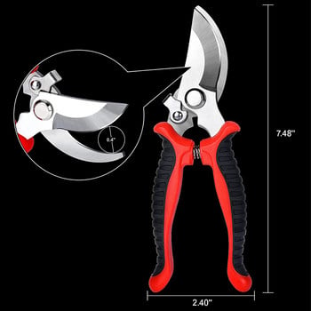 Байпасни ножици за подрязване Градинарство Тежкотоварни ножици за подрязване от неръждаема стомана Прецизни ножици за бонсай растения Зеленчукови цветя