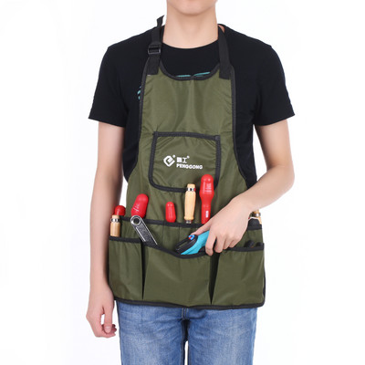 PENGGONG ūdensnecaurlaidīgs audekls dārza darbarīku priekšautu instrumentu soma ar kabatām, regulējams izmērs, piemērots vīriešiem un sievietēm