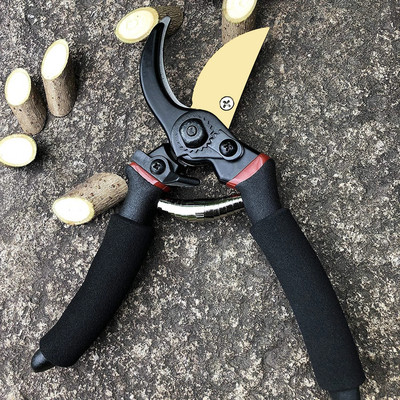 Sodo genėjimo mašina nerūdijančio plieno žirklės, taupančios darbą spyruoklinis genėjimo žirklės Sodo skiepijimo įrankiai Šakų įrankių žirklės