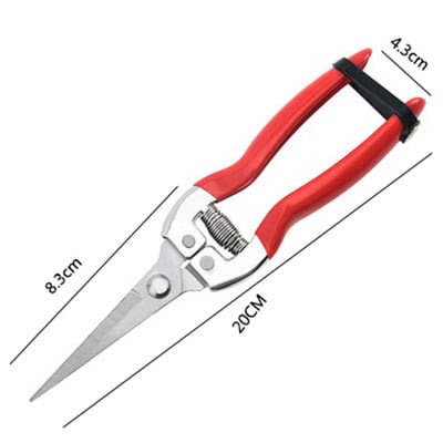 Kertészeti kézi metszővágó kerti olló metszőolló Vágó metszővágó levélvágó egyenes virágüzlet olló szerszám növényekhez