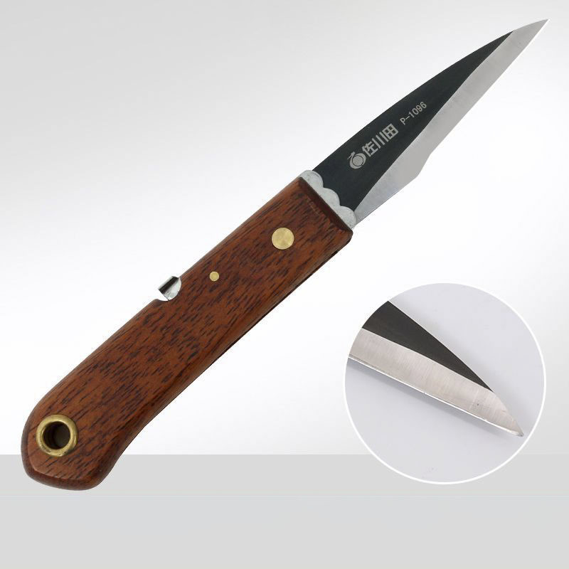 Profesionalni sklopivi voćnjaci za sadnice Obrezivanje Cijepljenje Nož za rezanje Vrtlarski alati