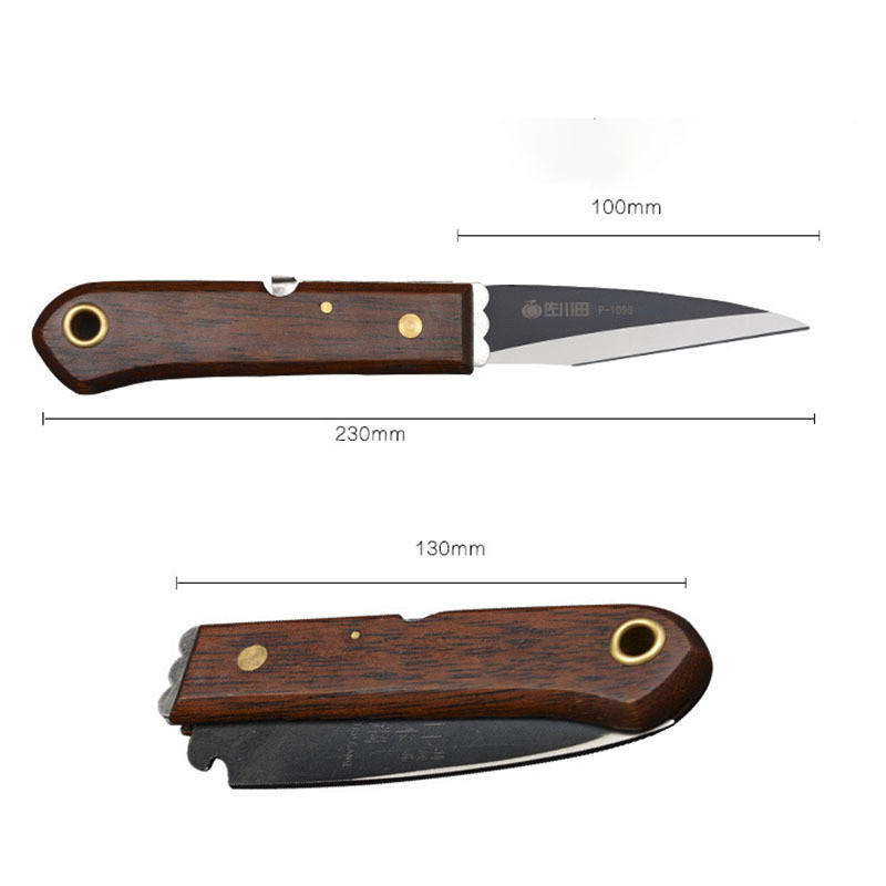 Profesionalni sklopivi voćnjaci za sadnice Obrezivanje Cijepljenje Nož za rezanje Vrtlarski alati