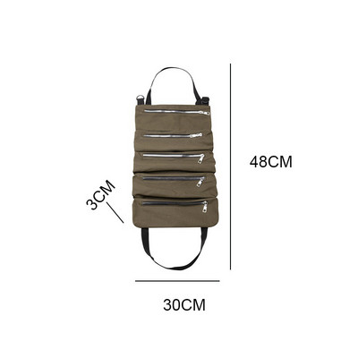 Platneni sklopivi paket u rolama Torba za alat Suspenzija Višenamjenski automobil Viseći električar Torba za pohranu alata Kutija za popravak alata Torba oko struka