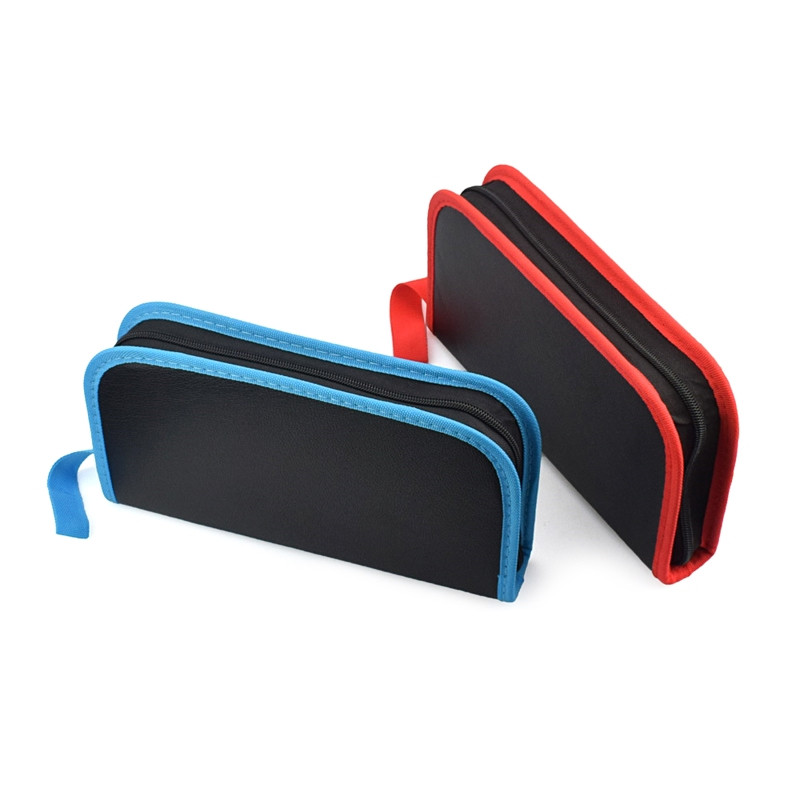 Többfunkciós PU bőrtáska cipzáras készlet szerszámtáskák elektromos forrasztópáka táska