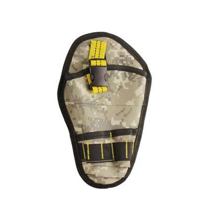 Pārnēsājams lieljaudas urbjmašīnas maciņš Akumulatora elektriķa instrumentu soma uzgaļu turētājs jostas maisiņš Vidukļa akumulatora urbjmašīnas uzglabāšanas kabata