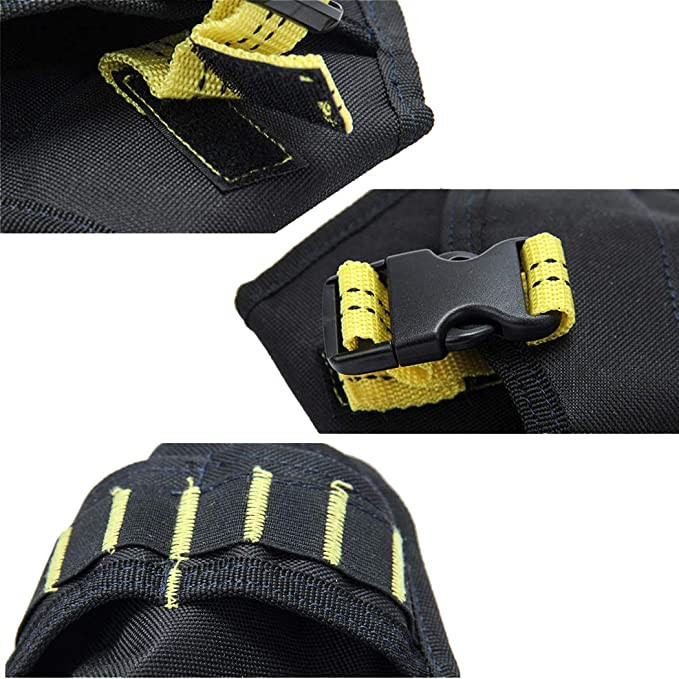 Pārnēsājams lieljaudas urbjmašīnas maciņš Akumulatora elektriķa instrumentu soma uzgaļu turētājs jostas maisiņš Vidukļa akumulatora urbjmašīnas uzglabāšanas kabata