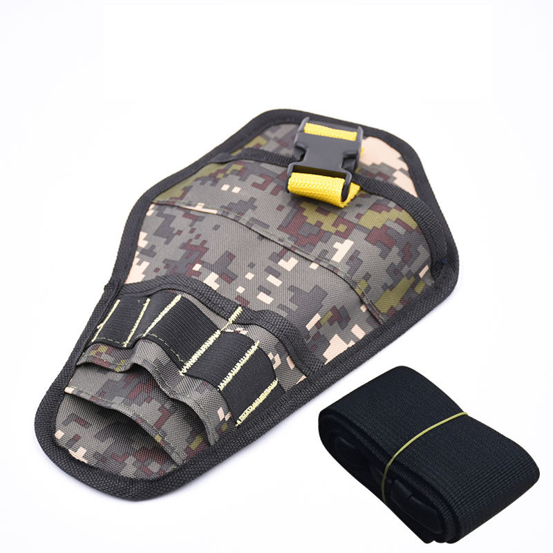 Pārnēsājams lieljaudas urbjmašīnas maciņš Akumulatora elektriķa instrumentu soma uzgaļu turētājs jostas maisiņš Vidukļa akumulatora urbjmašīnas uzglabāšanas kabata