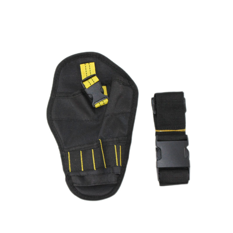 Pārnēsājams lieljaudas urbjmašīnas maciņš Akumulatora elektriķa instrumentu soma uzgaļu turētājs jostas maisiņš Vidukļa akumulatora urbjmašīnas uzglabāšanas kabata