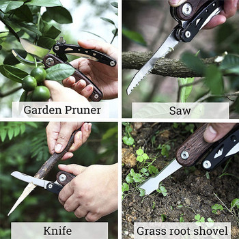 Πολυλειτουργικό ψαλίδι κλαδέματος κηπουρικής Plant Trim Horticulture Hand Pruner Cut Secateur Shrub Garden Scissor Tool