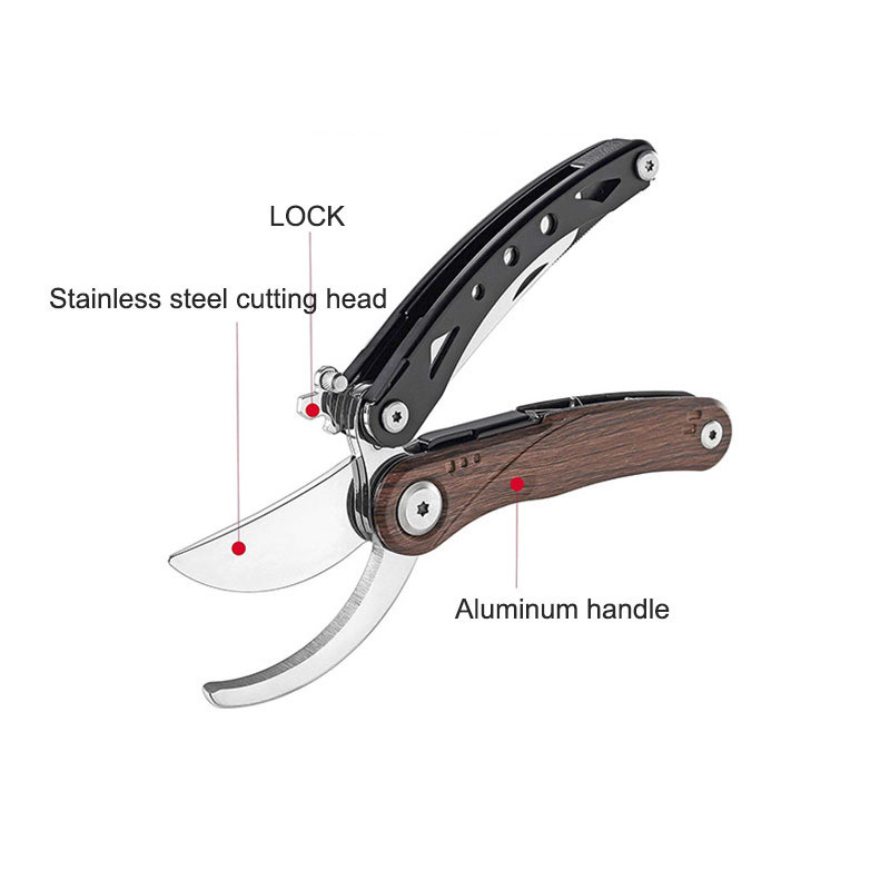 Dārzkopība Daudzfunkcionālas atzarošanas šķēres Augu apgriešana Dārzkopība Rokas atzarotājs Griezts krūmājs Dārza šķēru rīks