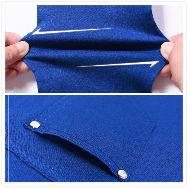 Jarné dámske nadrozmerné nohavice 34, biele ceruzkové nohavice, ležérne bavlnené legíny, kancelárske úzke nohavice, elegantné elastické tepláky