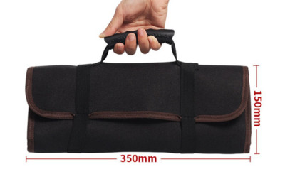 Kvaliteetne Oxfordi lõuendist kokkupandav mutrivõtmekott Tööriistarullide hoiutasku tööriistad Veekindel hoiustamistööriist Käsitööriistakott