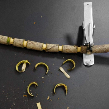 Пръстеновидна белачка за плодно дърво Режещ инструмент за отстраняване на кора Инструмент за присаждане от неръждаема стомана