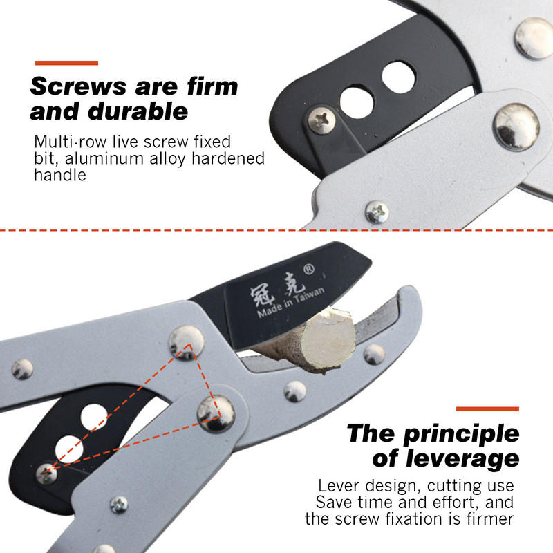 ANENG Kerti Kézi Metszőpenge Olló Teleszkópos Vágópenge ágakhoz Vágás Vágás Gyümölcs betakarítás kert