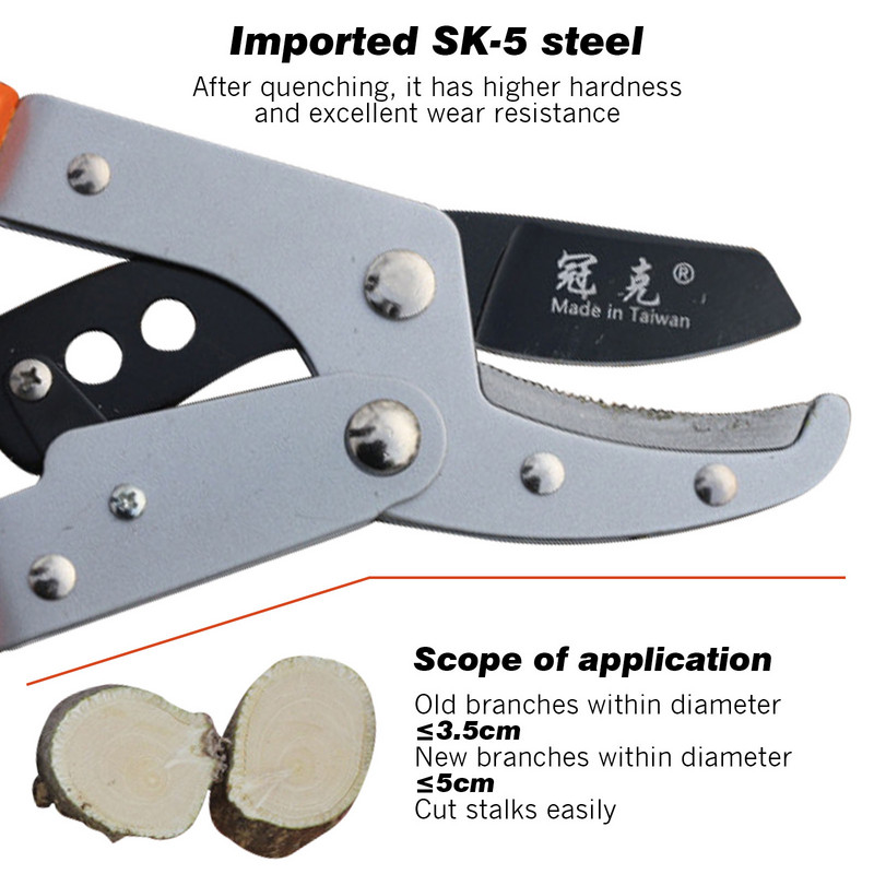 ANENG Kerti Kézi Metszőpenge Olló Teleszkópos Vágópenge ágakhoz Vágás Vágás Gyümölcs betakarítás kert