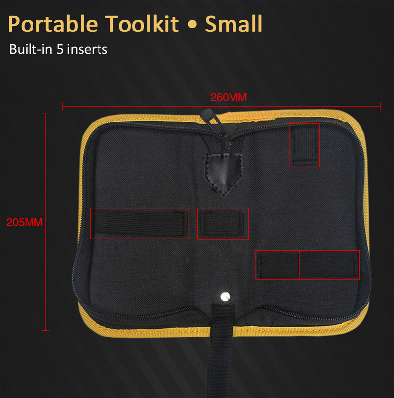 Pânză Oxford Depozitare rezistentă la apă Geantă pentru instrumente de mână Suruburi Cuie Burghiu Piese metalice Unelte Geanta Geanta Dimensiune S/M/L