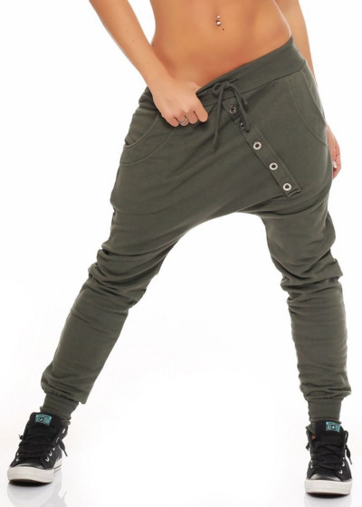 ZOGAA Ženske sportske hlače nove ženske modne harem široke hlače