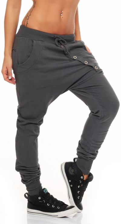 ZOGAA Ženske sportske hlače nove ženske modne harem široke hlače