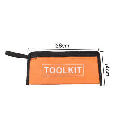 Hordozható szerszámos táska tok csavarkulcs csavarhúzó fogó tekercstáska tok Vászon tekercses szerszámtáska rendező szerszámok tárolótáska tok