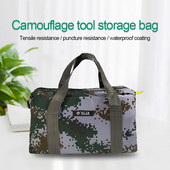 Daudzfunkcionāla ūdensnecaurlaidīga organiskā silikona audekla rokas instrumentu uzglabāšana somas Pārnēsājamas knaibles Metāla instrumentu komplekts Aparatūras organizators