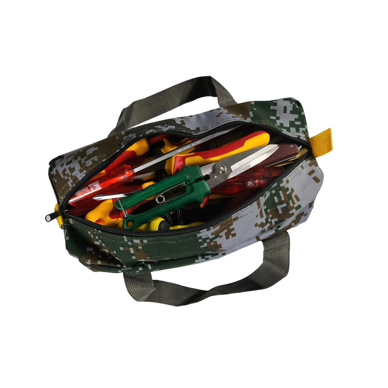 Daudzfunkcionāla ūdensnecaurlaidīga organiskā silikona audekla rokas instrumentu uzglabāšana somas Pārnēsājamas knaibles Metāla instrumentu komplekts Aparatūras organizators