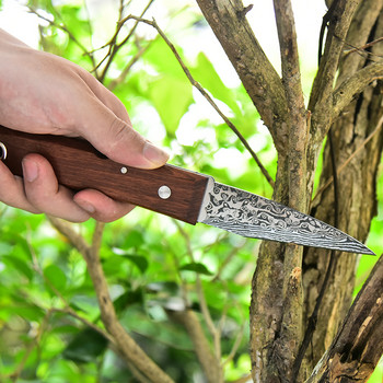 HDL Сгъваем градински нож за присаждане, Мултифункционални ножове за открито, Овощна ферма Саксийни разсади Овощни дървета Присаждане за скубане