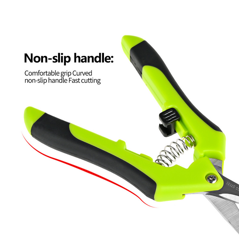 16,5 cm cu lamă dreaptă tăiere tundere instrument plante horticultură frunze tuns foarfece tunder grădină fructe flori livadă